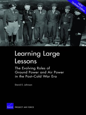 cover image of Learning Large Lessons